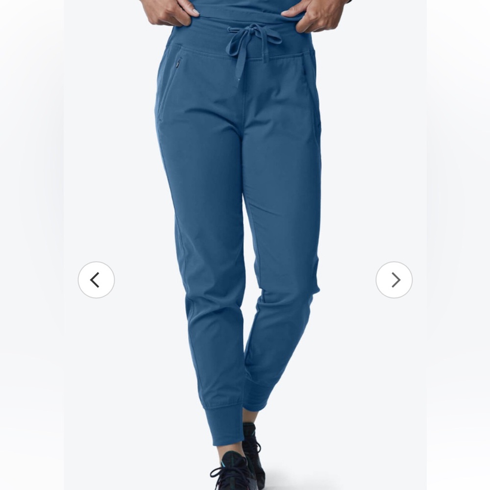 2 pairs Medelita jogger scrub pants XS Ocean